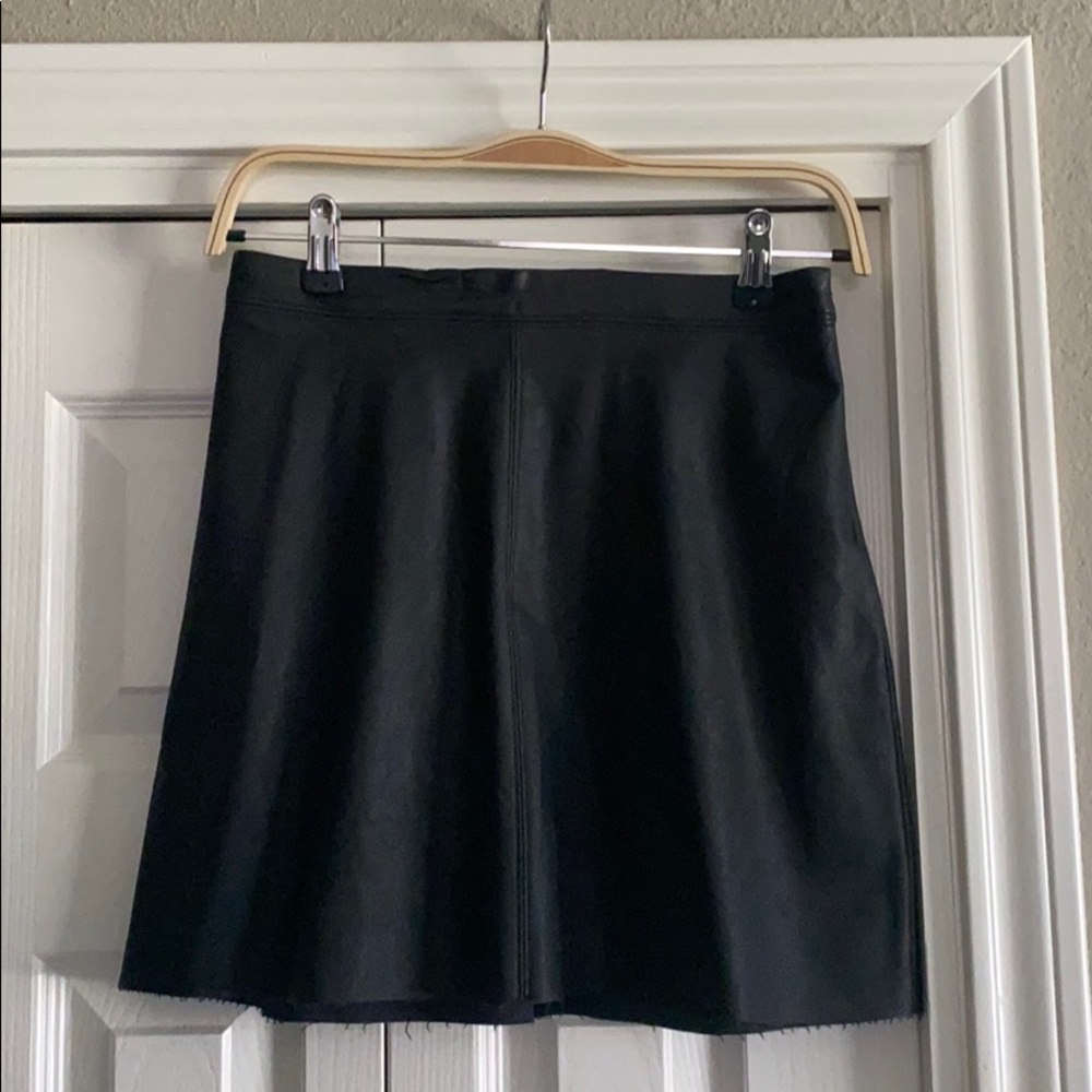Abercrombie & Fitch Faux Leather Skirt